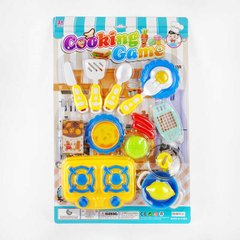 Дитячий іграшковий набір посудука 8816-2 A 16 елементів, побутова техніка, продукти