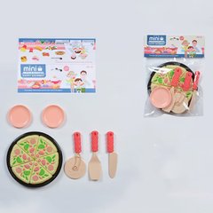 Дитячі іграшкові продукти K327-F піца, тарілки, кухонних набір, у пакеті