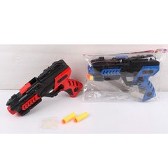 Дитячий іграшковий пістолет 017, 21 см, мягкие пули
