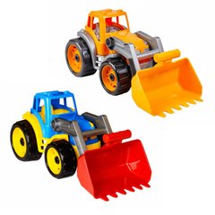 Трактор 1721 3 кольори, "Technok Toys", ківш підіймається, в сітці