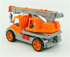 Машина "Автокран" 3695 колір помаранчевий ""Technok Toys""