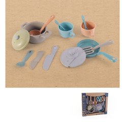 Дитячий іграшковий набір посуду HG-552 каструля, сковорідка, чашки, кухонний набір