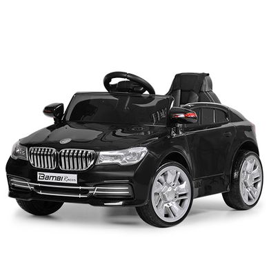 Дитячий електромобіль BMW, чорний (3271EBLR-2), Чорний, Звичайне, Задній привід
