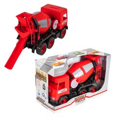 Бетонозмішувач "Middle truck" червоний 39489 "Tigres", в коробці