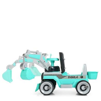 Дитячий електромобіль Трактор, бірюзовий (4144L-4)