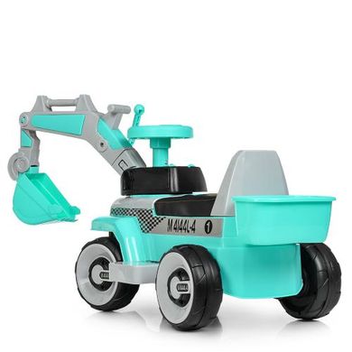 Дитячий електромобіль Трактор, бірюзовий (4144L-4)