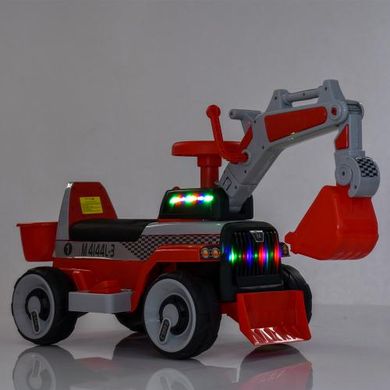 Дитячий електромобіль Трактор, червоний (4144L-3)