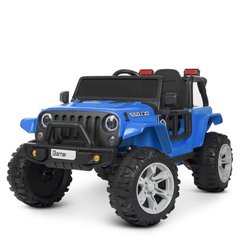 Дитячий електромобіль Джип Jeep Wrangler, синій (4282EBLR-4)