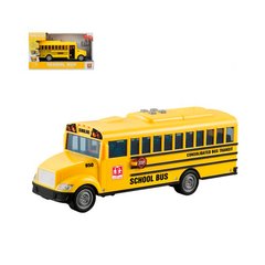 Автобус WY950A інерц, 1:16, 27см, шкільний, звук, світло, рухливі деталі, гумові колеса, на бат табл