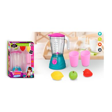 Дитячий іграшковий блендер 622B фрукти, 2 склянки, 2 кольори