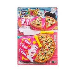 Дитячі іграшкові продукти 8027-1 піца, плита, кухонний набір, тарілки