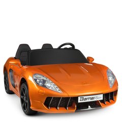 Дитячий електромобіль Porsche Cayman, двомісний, оранжевий (4055ALS-7)