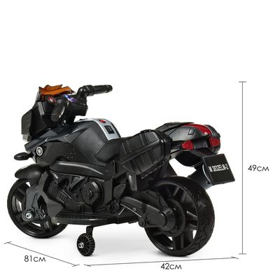 Дитячий мотоцикл BMW, чорний (3832ELM-2)