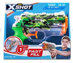 X-Shot Водный бластер Fast FIill Sins NANO Jungle Camo, 11853B