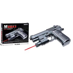 Дитячий іграшковий пістолет 5000AF 17см, стріляє пластиковими кулями, лазер табл.