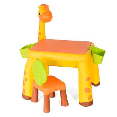 Конструктор 2261D столик-жираф, стілець, стільниця двостороння, світло, 108 деталей