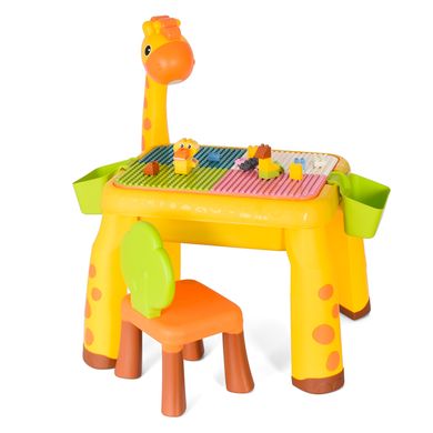 Конструктор 2261D столик-жираф, стілець, стільниця двостороння, світло, 108 деталей
