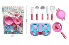 Дитячий іграшковий набір посуду 7707-6 9 елементів