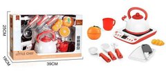 Дитяча ігрова кухня BC 9004 плита, звук, підсвічування, від батарейок, продукти, чайник, чашка, ніж, лопатки, дошка для нарізання, в коробці