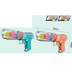 Дитячий іграшковий пістолет CL104A 20см, шестерні, 2 квіти