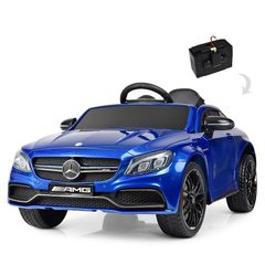 Детский электромобиль Mercedes, синий (4010EBLRS-4)