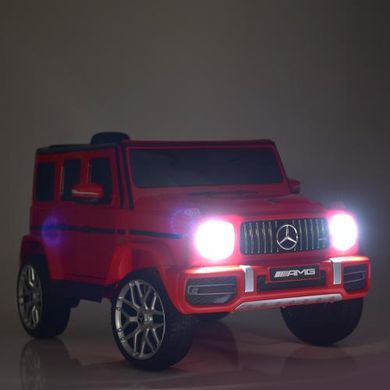 Дитячий електромобіль Джип Mercedes AMG G63 Гелендваген, червоний (4214EBLR-3)