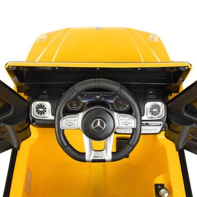Дитячий електромобіль Джип Mercedes AMG G63 Гелендваген, жовтий (4214EBLR-6)