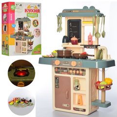 Детская игрушечная кухня Limo 889-189, мойка-льется вода, 36 предметов, звук, свет