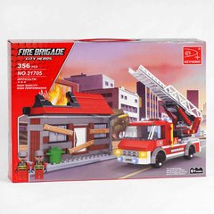 Конструктор AUSINI 21705 "Пожежний автомобіль", 356 елементів, у коробці