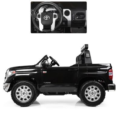 Детский электромобиль Джип Bambi JJ 2255 EBLR-2 Toyota Tundra, двухместный, черный