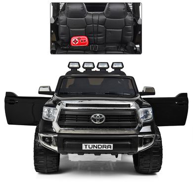 Детский электромобиль Джип Bambi JJ 2255 EBLR-2 Toyota Tundra, двухместный, черный