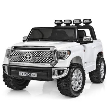 Дитячий електромобіль Джип Bambi JJ 2266A EBLR-1 Toyota Tundra, двомісний, білий