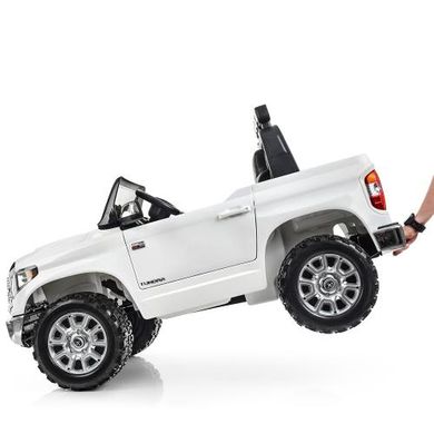 Детский электромобиль Джип Bambi JJ 2266A EBLR-1 Toyota Tundra, двухместный, белый