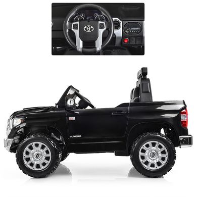 Детский электромобиль Джип Bambi JJ 2266A EBLR-2 Toyota Tundra, двухместный, черный