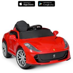Детский электромобиль Ferrari, красный (4615EBLR-3)