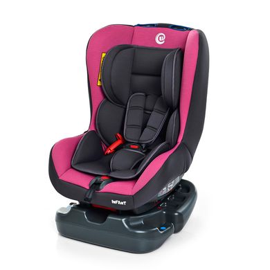 Автокрісло El Camino ME 1010 INFANT Pink Shadow, cеро-рожевий, група 0 + 1