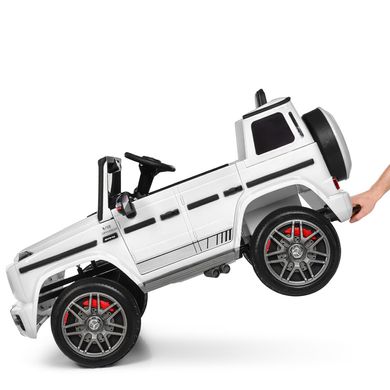 Дитячий електромобіль Джип Mercedes, білий (4180EBLR-1)