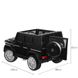 Дитячий електромобіль Джип Гелендваген Mercedes, чорний (3567EBLRS-2)