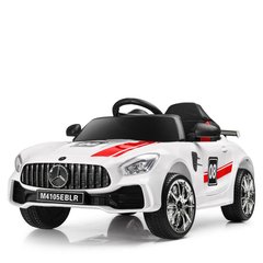 Детский электромобиль Mercedes AMG GT, белый (4105EBLR-1)