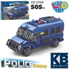 Конструктор KB 5900 поліцейська машина, 505 деталей