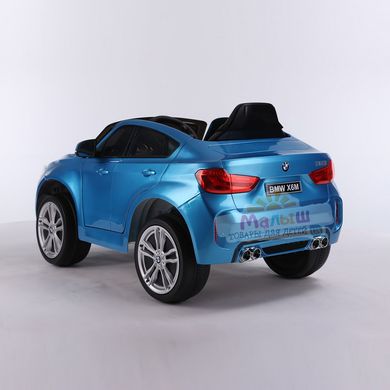 Дитячий електромобіль Джип BMW X6M, синій (JJ2199EBLRS-4)