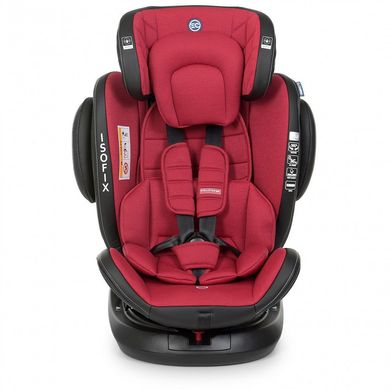 Автокрісло El Camino ME 1045 EVOLUTION ISOFIX Royal Red, червоний, група 0+/1+2+3