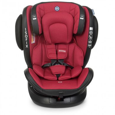 Автокрісло El Camino ME 1045 EVOLUTION ISOFIX Royal Red, червоний, група 0+/1+2+3