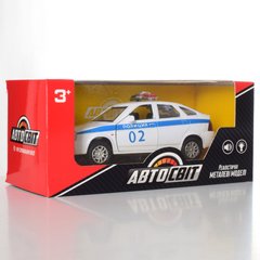 Машинка AS-2051 АвтоСвіт, металл, інерційна, полиция, 13 см
