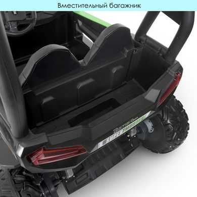 Дитячий електромобіль Джип Bambi JS 360 EBLR-5 (24V) Баггі, двомісний, зелений