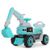 Дитячий електромобіль Трактор Екскаватор, блакитний (4068R-4)