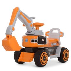 Дитячий електромобіль Трактор Екскаватор, помаранчевий (4068R-7)