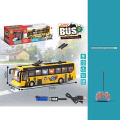 Тролейбус автобус на радиоуправлении SH 091-498 B підсвічування, масштаб 1: 32, пульт 27 MHz, акумулятор 3.7 V, рухомі елементи, в коробці