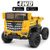 Дитячий електромобіль Вантажівка Самоскид, двомісний, жовтий (4287EBLR-6)