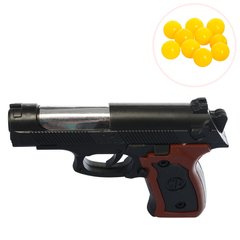Детский игрушечный пистолет 363 на пульках, 13смке